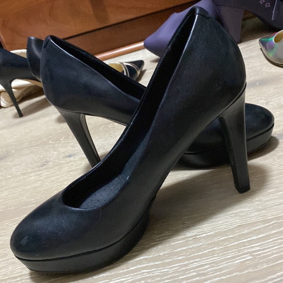 ROCKPORT ADIPRENE BY ADIDAS PLATFORM HEELS BLACK SIZE 6.5 new - Picture 3 of 10